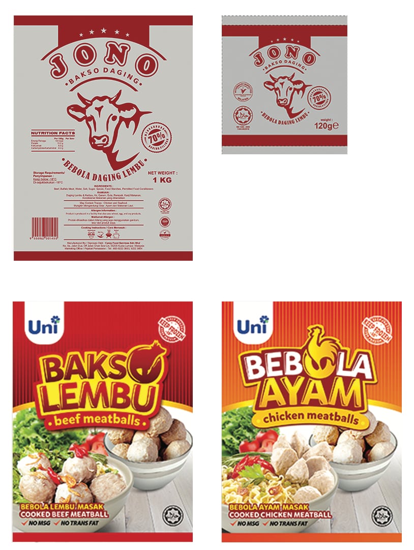 bebola lembu ayam bakso